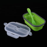 Maxbell Maxbell Collapsible Camping Bowl 850ml Outdoor Silicone Hiking Travel Bowl Green