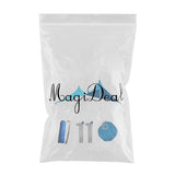 Maxbell Maxbell 3-4 Person Beach Tent Tarp Portable Canopy Sunshade with Sandbag Anchors Blue