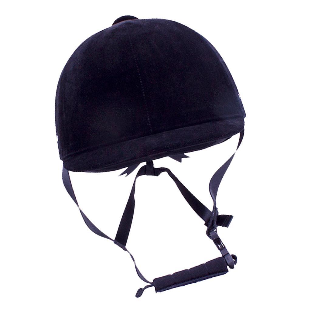 Maxbell Maxbell Breathable Velvet Horse Riding Helmet Equestrian Safety Head Protector 52cm