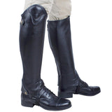 Maxbell Maxbell Leather Equestrian Horse Riding Gaiters Half Chaps Leg Cover Protector XS