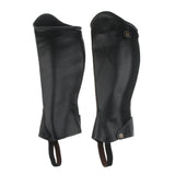 Maxbell Maxbell Leather Equestrian Horse Riding Gaiters Half Chaps Leg Cover Protector XS