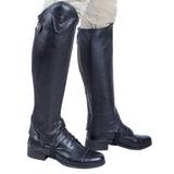 Maxbell Maxbell Leather Equestrian Horse Riding Gaiters Half Chaps Leg Cover Protector XS