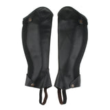 Maxbell Maxbell Leather Equestrian Horse Riding Gaiters Half Chaps Leg Cover Protector XS