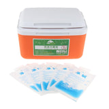 Maxbell Maxbell Outdoor Ice Bucket Drinks Food Cooler Box Insulated Fresh-Keeping Box Orange