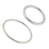 Maxbell Maxbell Stainless Steel Webbing Strapping Welded O Ring Hammock Swing Yoga 6x80mm