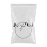 Maxbell Maxbell Stainless Steel Webbing Strapping Welded O Ring Hammock Swing Yoga 6x80mm