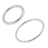 Maxbell Maxbell Stainless Steel Webbing Strapping Welded O Ring Hammock Swing Yoga 6x80mm