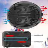 Maxbell Snow Ski Skiing Safety Helmet Men Women Outdoor Cycling Skateboard Black L - Aladdin Shoppers