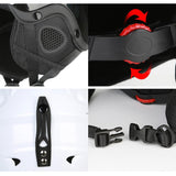 Maxbell Snow Ski Skiing Safety Helmet Men Women Outdoor Cycling Skateboard Black L - Aladdin Shoppers