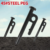 Maxbell 4pcs Outdoor Camping Tent Stakes Tent Pegs Garden Awning Ground Nails 20cm