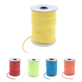 Maxbell Maxbell 5mmx50m Reflective Tent Rope Guy Line Camping Canopy Guyline Cord Yellow