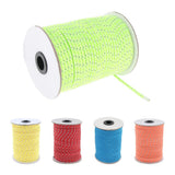 Maxbell Maxbell 5mmx50m Reflective Tent Rope Guy Line Camping Canopy Guyline Cord Yellow