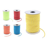 Maxbell Maxbell 5mmx50m Reflective Tent Rope Guy Line Camping Canopy Guyline Cord Yellow
