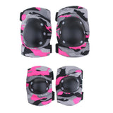 Maxbell Maxbell Adult/Child Outdoor Sport Knee Elbow Wrist Pads Guard Fuchsia L