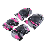 Maxbell Maxbell Adult/Child Outdoor Sport Knee Elbow Wrist Pads Guard Fuchsia L