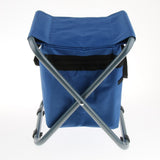 Maxbell Maxbell Folding Camping Stool Camping Seat Backpack with Cooler Bag Blue