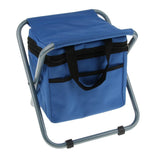 Maxbell Maxbell Folding Camping Stool Camping Seat Backpack with Cooler Bag Blue