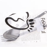 Maxbell Maxbell Outdoor Titanium Tableware Flatware Spoon Fork Spork Spoon Fork with Buckle