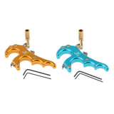 Maxbell Maxbell Bow Release Trigger Thumb 4 Finger Compound Bow Button Release Aid Grip  Gold