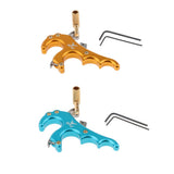 Maxbell Maxbell Bow Release Trigger Thumb 4 Finger Compound Bow Button Release Aid Grip  Gold