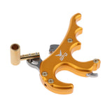 Maxbell Maxbell Bow Release Trigger Thumb 4 Finger Compound Bow Button Release Aid Grip  Gold