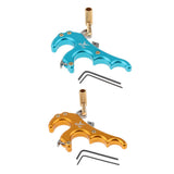 Maxbell Maxbell Bow Release Trigger Thumb 4 Finger Compound Bow Button Release Aid Grip  Gold