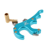 Maxbell Maxbell Bow Release Trigger Thumb 4 Finger Compound Bow Button Release Aid Grip  Blue