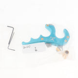 Maxbell Maxbell Bow Release Trigger Thumb 4 Finger Compound Bow Button Release Aid Grip  Blue
