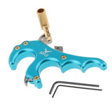 Maxbell Maxbell Bow Release Trigger Thumb 4 Finger Compound Bow Button Release Aid Grip  Blue