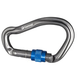 Maxbell Maxbell 23KN Climbing Carabiner Mountaineering D Type Metal Clip Silvery Screw Lock