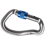 Maxbell Maxbell 23KN Climbing Carabiner Mountaineering D Type Metal Clip Silvery Screw Lock