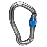 Maxbell Maxbell 23KN Climbing Carabiner Mountaineering D Type Metal Clip Silvery Screw Lock