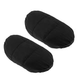 Maxbell Maxbell Adjustable Down Knee Pads Windproof Warm Cycling Knee Support Sleeve Black