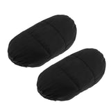 Maxbell Maxbell Adjustable Down Knee Pads Windproof Warm Cycling Knee Support Sleeve Black