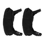 Maxbell Maxbell Adjustable Down Knee Pads Windproof Warm Cycling Knee Support Sleeve Black