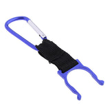 Maxbell Maxbell Mini Water Bottle Carabiner D Ring Fast Hanging Buckle for Riding Blue