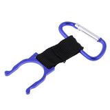 Maxbell Maxbell Mini Water Bottle Carabiner D Ring Fast Hanging Buckle for Riding Blue