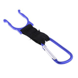 Maxbell Maxbell Mini Water Bottle Carabiner D Ring Fast Hanging Buckle for Riding Blue