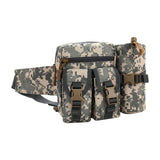 Maxbell Maxbell Waist Fanny Pack Water Bottle Holder Hip Belt Bum Shoulder Storage Bag Camo B