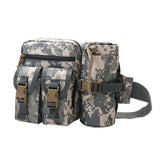 Maxbell Maxbell Waist Fanny Pack Water Bottle Holder Hip Belt Bum Shoulder Storage Bag Camo B