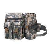 Maxbell Maxbell Waist Fanny Pack Water Bottle Holder Hip Belt Bum Shoulder Storage Bag Camo B