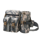 Maxbell Maxbell Waist Fanny Pack Water Bottle Holder Hip Belt Bum Shoulder Storage Bag Camo B