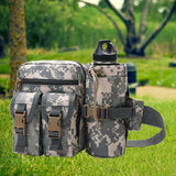 Maxbell Maxbell Waist Fanny Pack Water Bottle Holder Hip Belt Bum Shoulder Storage Bag Camo B
