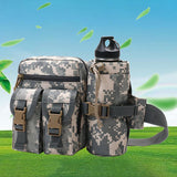 Maxbell Maxbell Waist Fanny Pack Water Bottle Holder Hip Belt Bum Shoulder Storage Bag Camo B