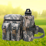 Maxbell Maxbell Waist Fanny Pack Water Bottle Holder Hip Belt Bum Shoulder Storage Bag Camo B