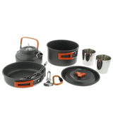 Maxbell Maxbell Outdoor Camping Cookware Mess Kit Open Fire Cookware Campfire Orange