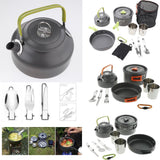 Maxbell Maxbell Outdoor Camping Cookware Mess Kit Open Fire Cookware Campfire Orange