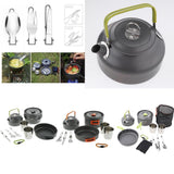 Maxbell Maxbell Outdoor Camping Cookware Mess Kit Open Fire Cookware Campfire Orange