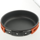 Maxbell Maxbell Outdoor Camping Cookware Mess Kit Open Fire Cookware Campfire Orange