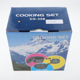 Maxbell Maxbell Outdoor Camping Cookware Mess Kit Open Fire Cookware Campfire Orange